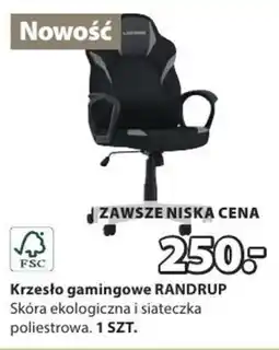 JYSK Krzesło gamingowe oferta