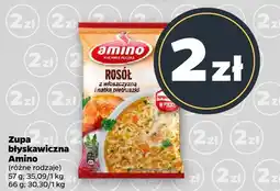 Netto Zupa błyskawiczna Amino różne rodzaje oferta