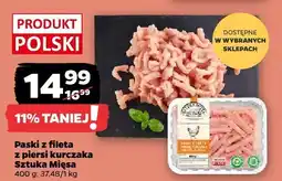Netto Paski z fileta z piersi kurczaka Sztuka Mięsa oferta