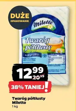 Netto Twaróg półtłusty Miletto oferta