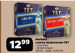 Netto Herbata czarna ekspresowa TET British Empire oferta
