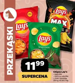 Netto Chipsy Lay's chilli i limonka oferta