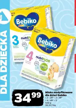 Netto Mleko modyfikowane dla dzieci Bebiko 2, 2R+, 3, 3R+, 4, 4R+, 5 oferta