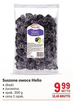 Makro Suszone owoce Helio śliwki żurawina oferta
