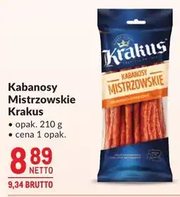 Makro Kabanosy Mistrzowskie Krakus oferta