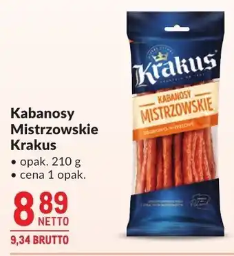 Makro Kabanosy Mistrzowskie Krakus oferta