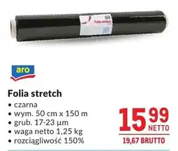 Makro Folia stretch czarna Aro oferta
