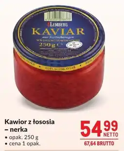 Makro Kawior z łososia nerka Lemberg oferta