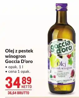 Makro Olej z pestek winogron Goccia D'oro oferta