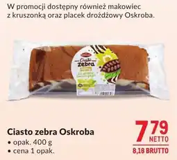 Makro Ciasto zebra Oskroba oferta