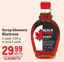 Makro Syrop klonowy Blackrose oferta