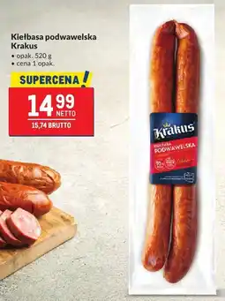 Makro Kiełbasa podwawelska Krakus oferta