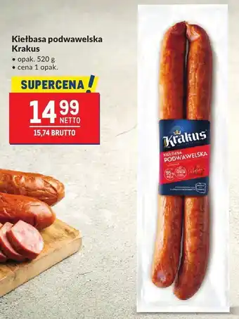 Makro Kiełbasa podwawelska Krakus oferta