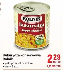 Makro Kukurydza konserwowa Rolnik oferta