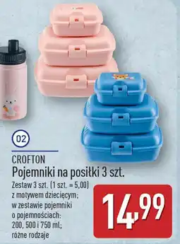 ALDI CROFTON Pojemniki na posiłki oferta