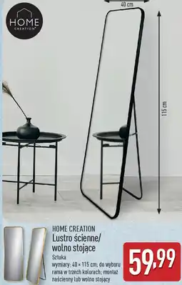 ALDI HOME CREATION Lustro ścienne/ wolno stojące oferta