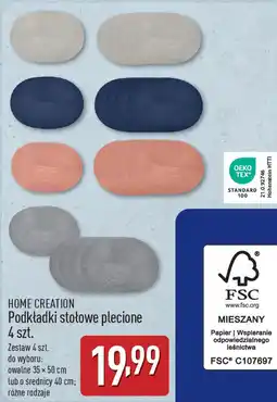 ALDI HOME CREATION Podkładki stołowe plecione oferta