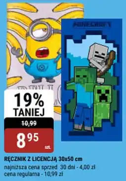 bi1 RĘCZNIK Z LICENCJĄ 30x50 cm oferta
