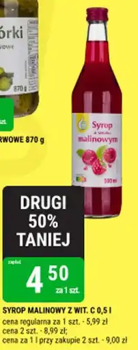 bi1 SYROP MALINOWY Z WIT. C oferta