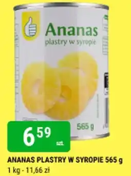 bi1 ANANAS PLASTRY W SYROPIE oferta