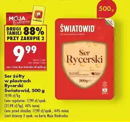 Biedronka Ser Światowid oferta