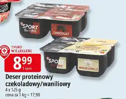 E.Leclerc Deser proteinowy czekoladowy/waniliowy oferta