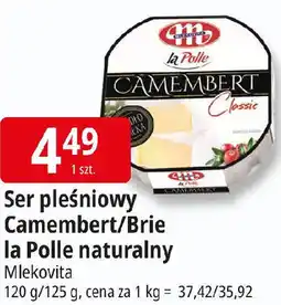 E.Leclerc Ser pleśniowy Camembert/Brie la Polle naturalny oferta