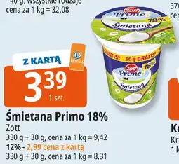 E.Leclerc Śmietana Primo 18% oferta