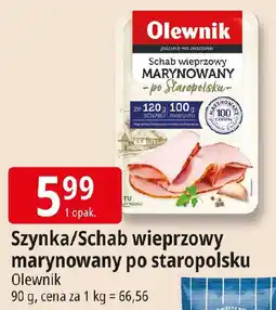 E.Leclerc Szynka/Schab wieprzowy marynowany po staropolsku oferta