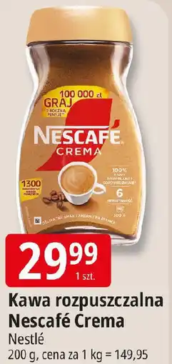 E.Leclerc Kawa rozpuszczalna Nescafé Crema oferta