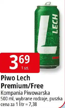 E.Leclerc Piwo Lech Premium/Free oferta