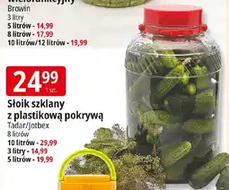 E.Leclerc Słoik szklany z plastikową pokrywą oferta