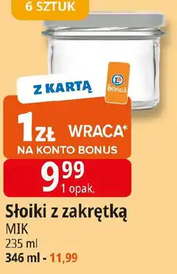 E.Leclerc Słoiki z zakrętką oferta