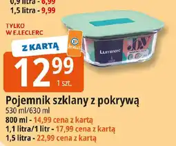E.Leclerc Pojemnik szklany z pokrywą oferta