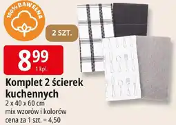 E.Leclerc Komplet 2 ścierek kuchennych oferta