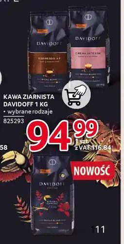 Selgros Kawa ziarnista davidoff oferta