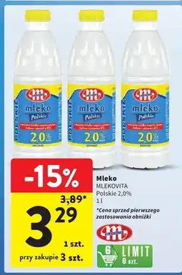 Intermarche Mleko polskie 2.0% Mlekovita oferta