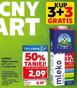 Kaufland Mleko łowickie UHT 3,2% Łowicz oferta