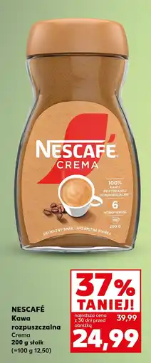 Kaufland Kawa rozpuszczalna Nescafe Crema oferta