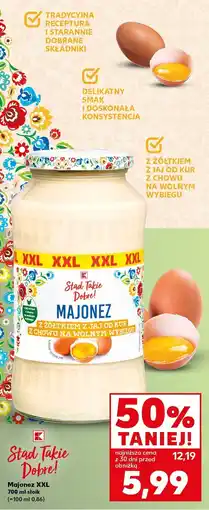 Kaufland Majonez Stąd Takie Dobre XXL oferta