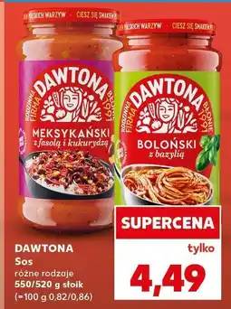 Kaufland Sos Dawtona różne rodzaje oferta
