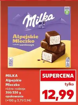 Kaufland Czekolada Milka Alpejskie Mleczko różne rodzaje oferta