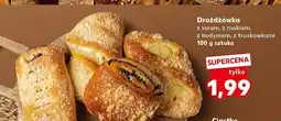 Kaufland Drożdżówka z serem, makiem, budyniem, truskawkami Kaufland oferta