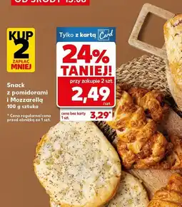 Kaufland Snack z pomidorami i Mozzarellą Kaufland oferta