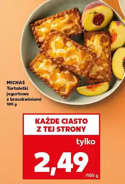 Kaufland Tartaletki jogurtowe z brzoskwiniami Michaś oferta