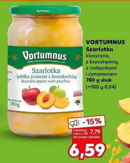 Kaufland Szarlotka klasyczna z brzoskwinią i cynamonem Vortumnus oferta