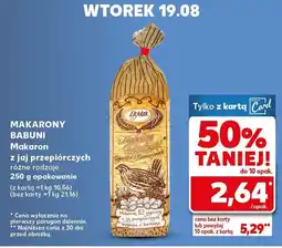 Kaufland Makaron z jaj przepiórczych Babuni oferta