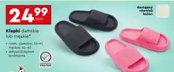Biedronka Klapki damskie lub męskie oferta