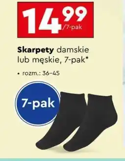 Biedronka Skarpety damskie lub męskie, 7-pak oferta