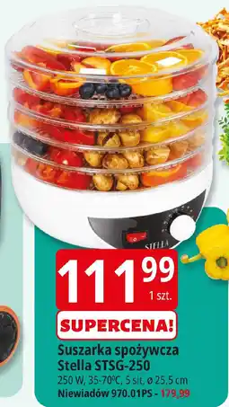 E.Leclerc Suszarka spożywcza Stella STSG-250 oferta